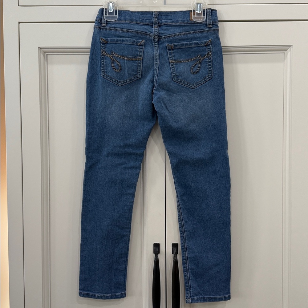 Jordache Girls 8 Regular Super Skinny Jeans Medium Light Wash Denim. Comfy fit